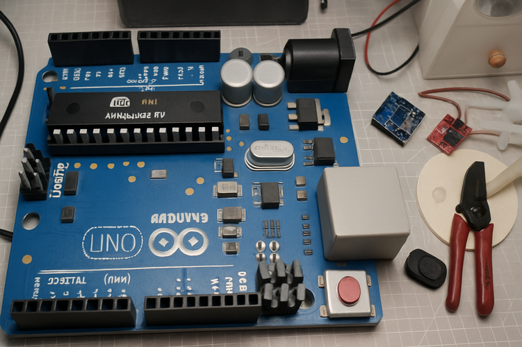 Arduino Uno in versione gigante per scopi didattici