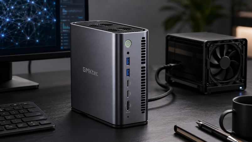 GMKtec lancia EVO-X3, workstation AI senza cloud