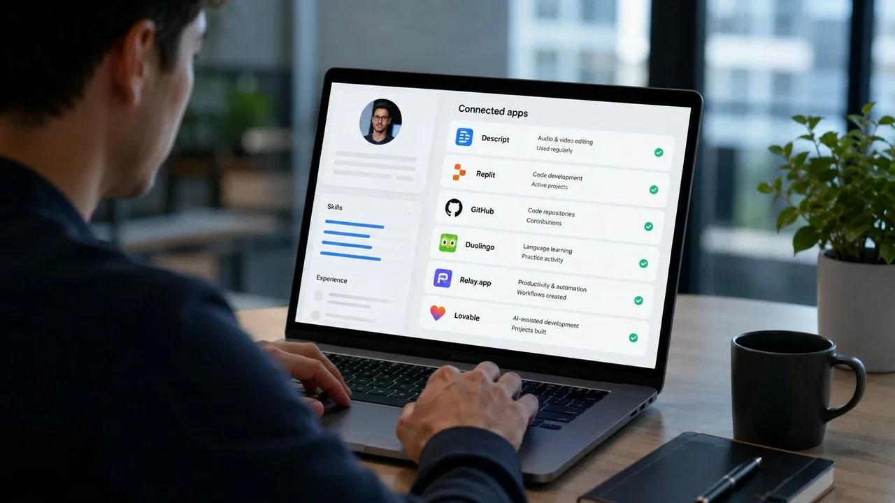 LinkedIn verifica le competenze con le app collegate
