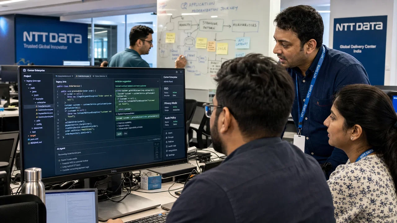 NTT DATA sceglie Cursor per governare l'AI enterprise