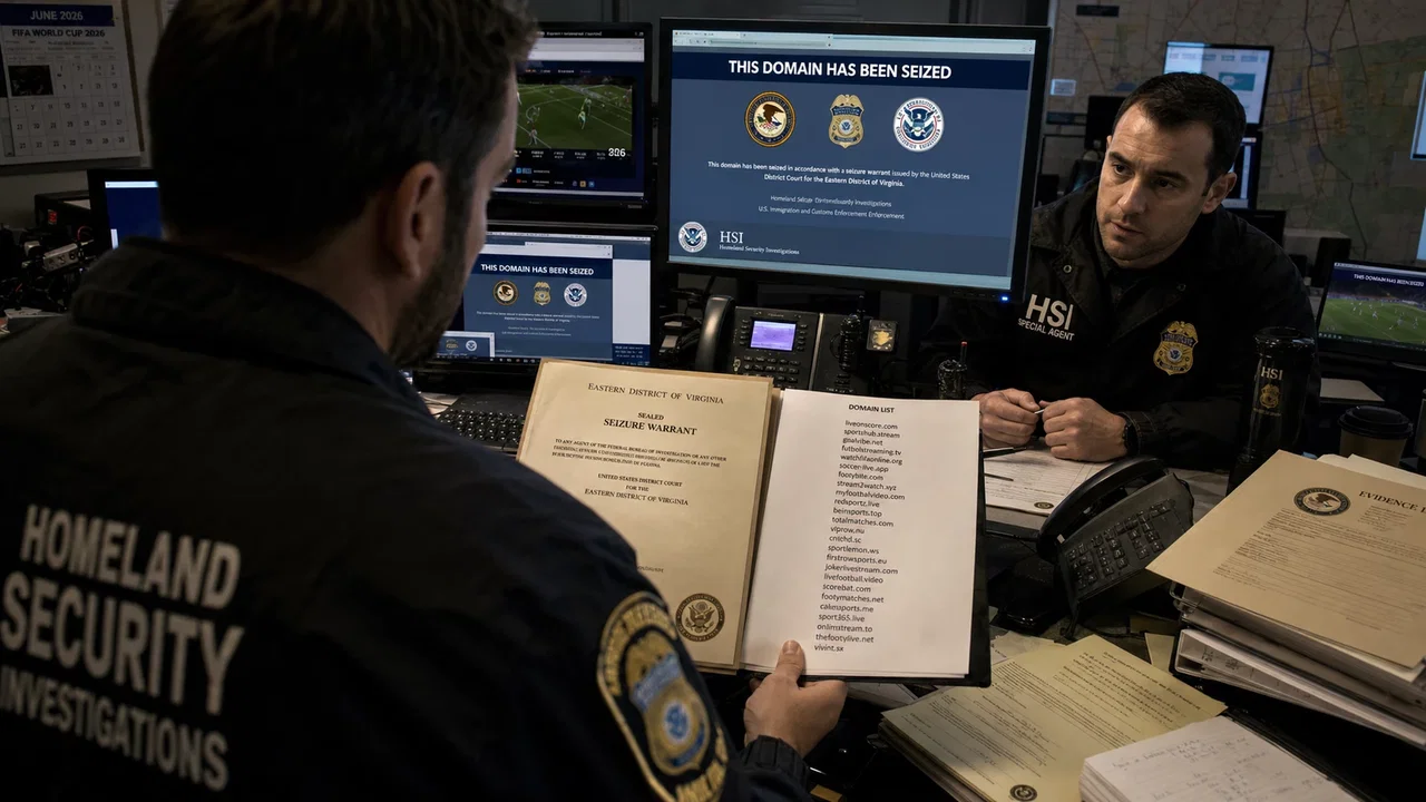 Gli USA sequestrano quasi 400 domini di streaming illegale