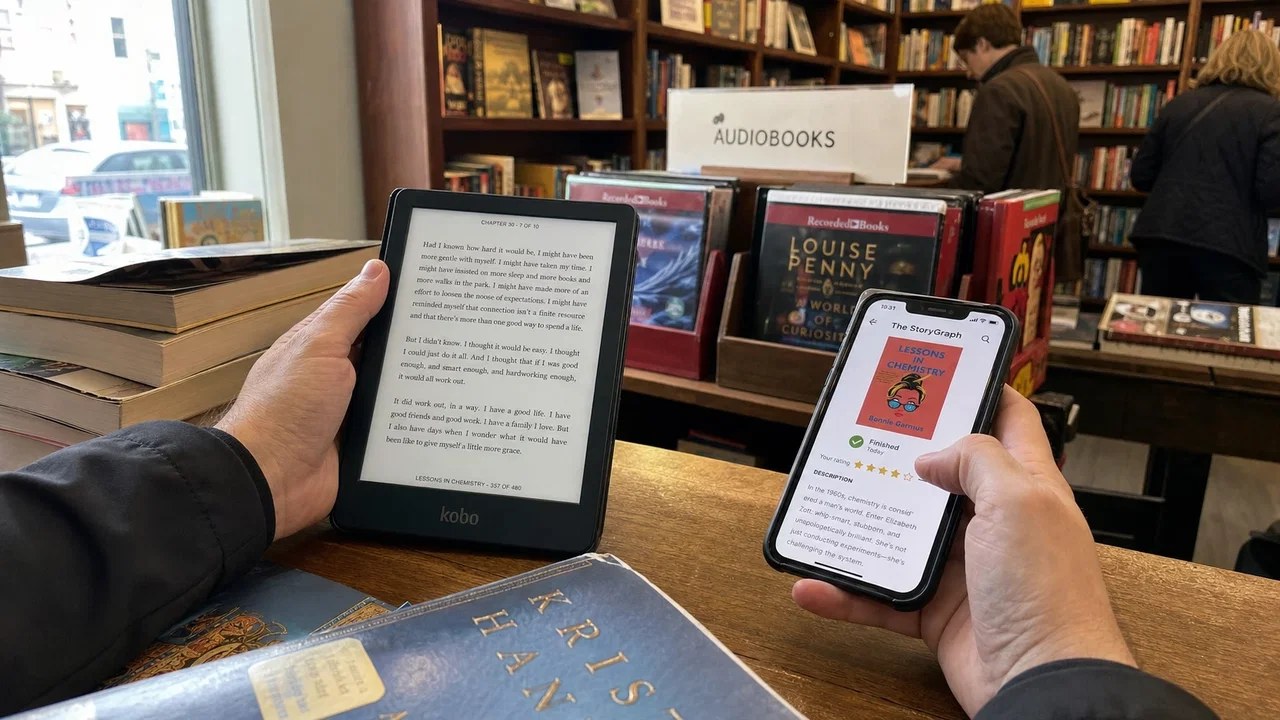 Kobo integra StoryGraph e sfida Kindle-Goodreads