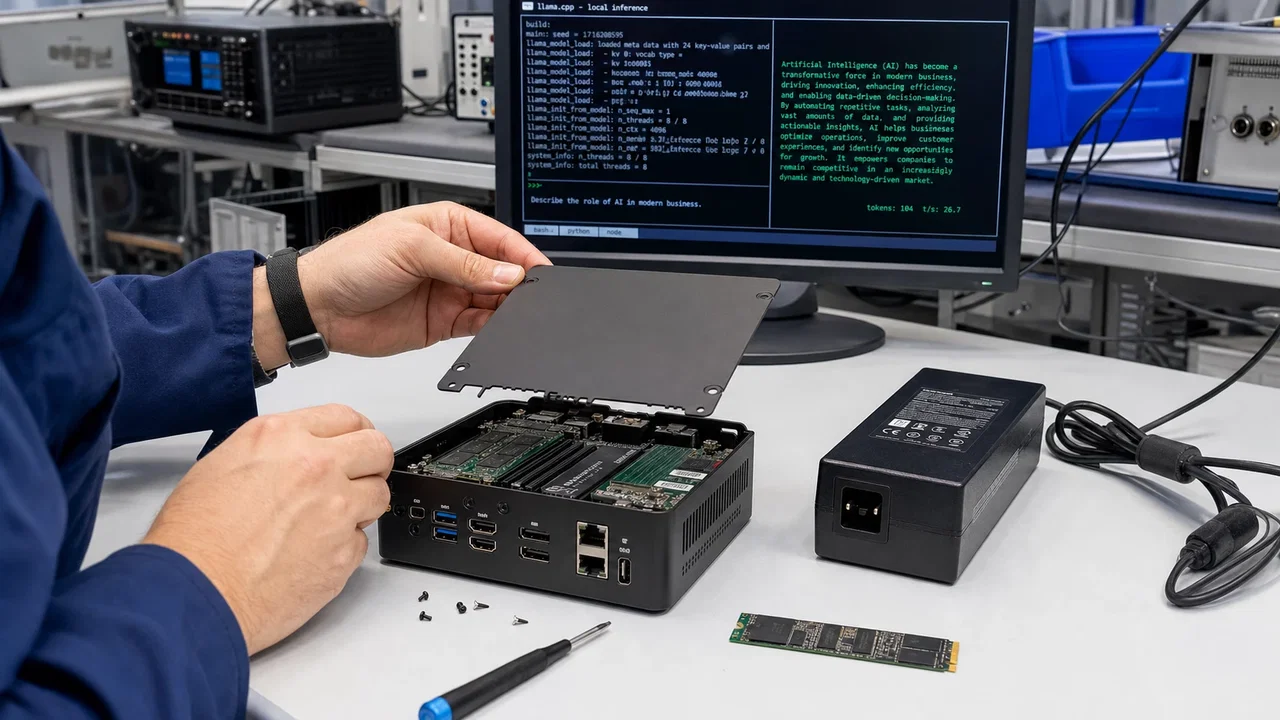 Minix lancia il mini PC per l'AI locale con 128 GB