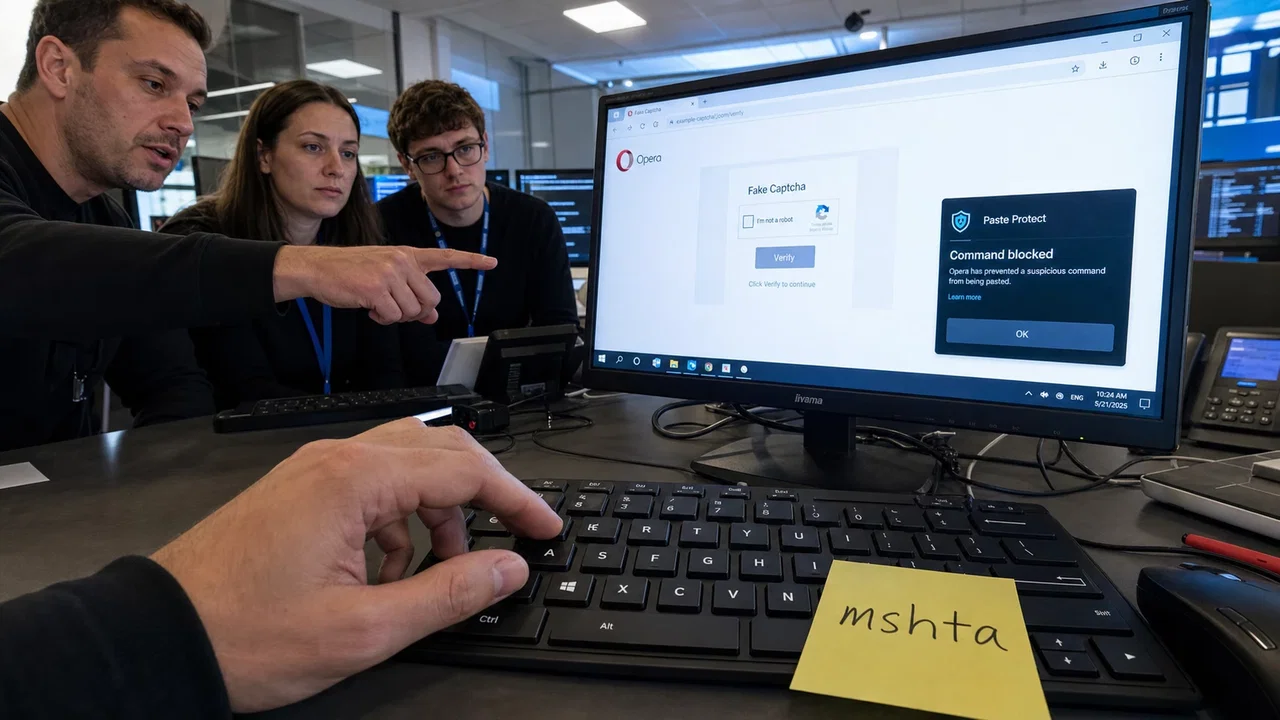 Opera blocca gli attacchi copy-paste con Paste Protect