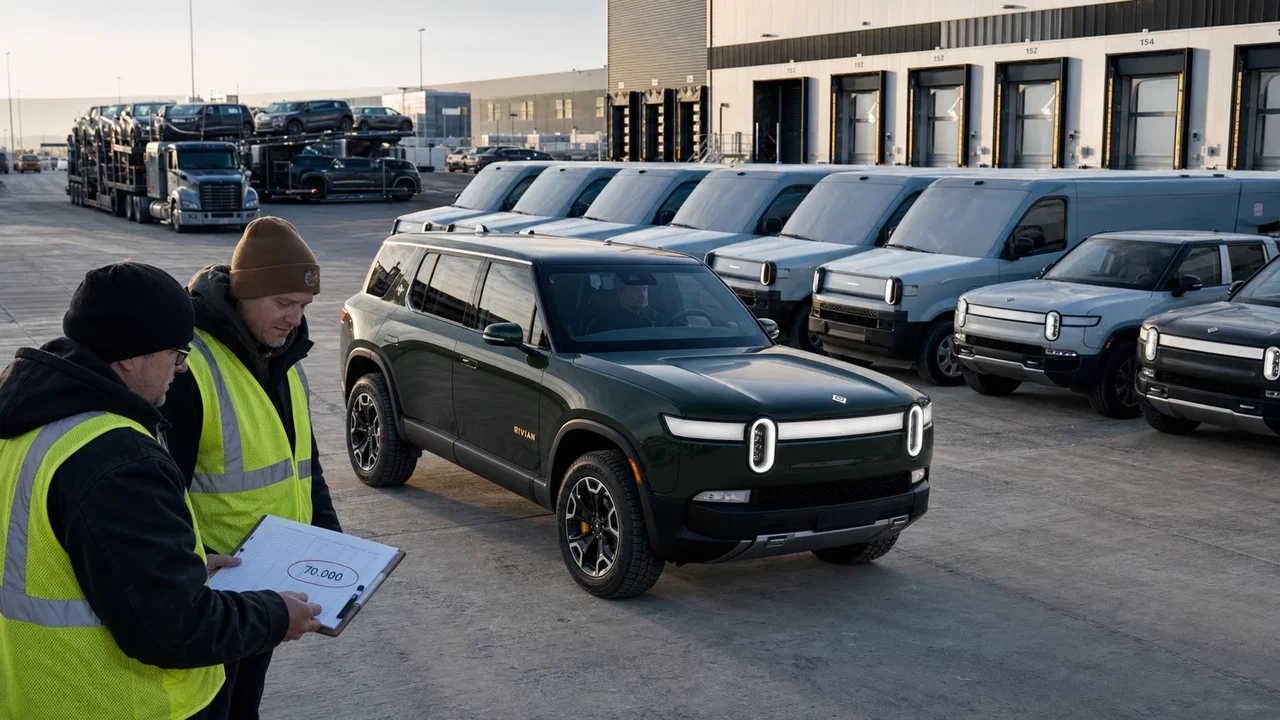 Rivian alza le stime e punta a 70.000 veicoli elettrici