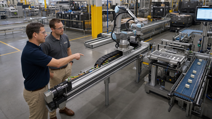 Un solo cobot per più postazioni: la fabbrica diventa modulare