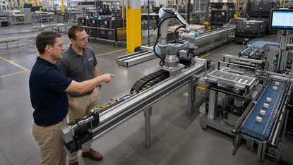 Un solo cobot per più postazioni: la fabbrica diventa modulare