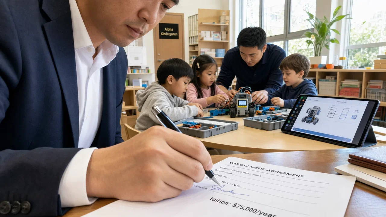 I ricchi negli USA pagano 75.000 dollari per la scuola AI