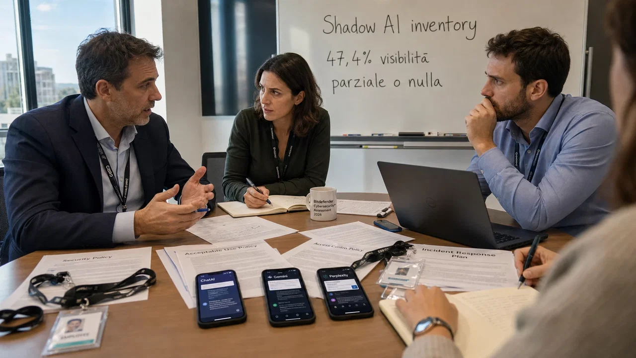 Il 47% delle aziende perde di vista la Shadow AI