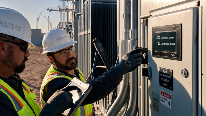 Galaxy accende Helios e consegna 133 MW a CoreWeave