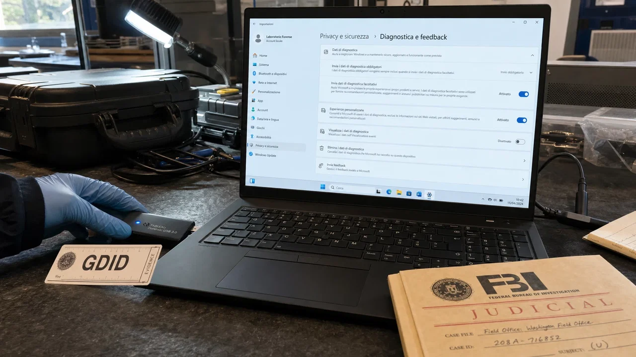 La telemetria di Windows incastra un hacker estone