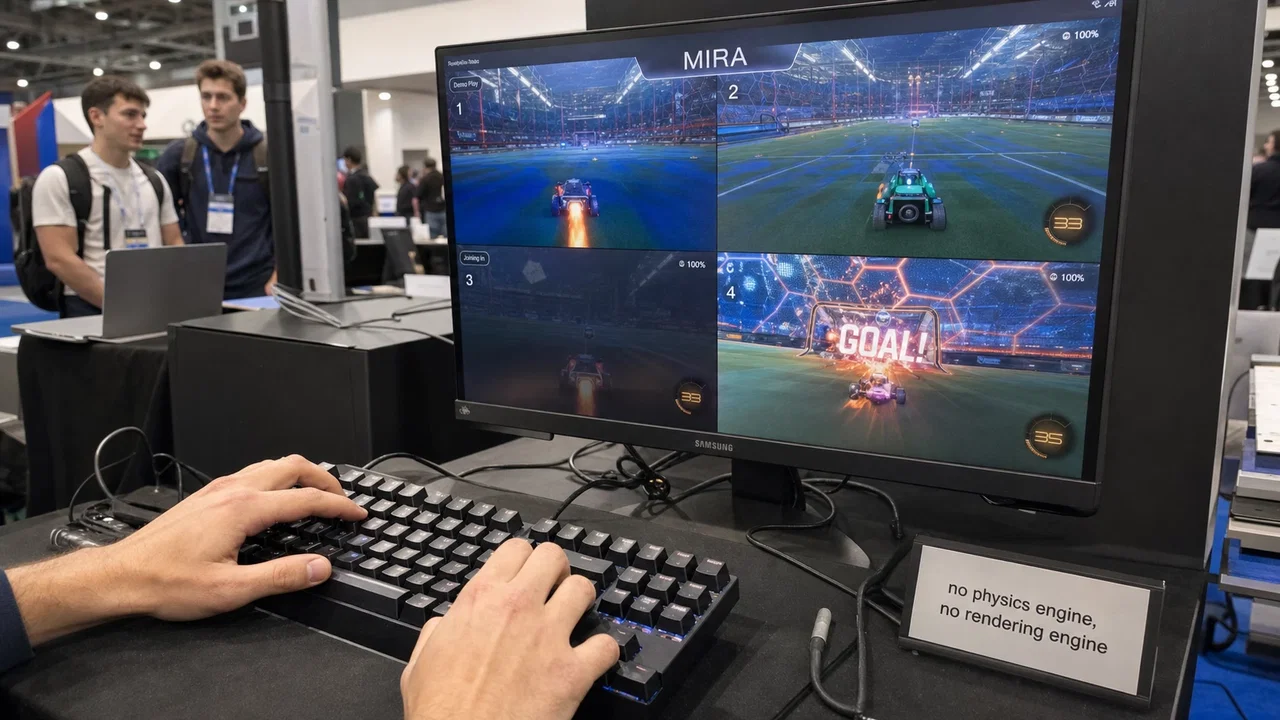 MIRA trasforma Rocket League in un esperimento di physical AI