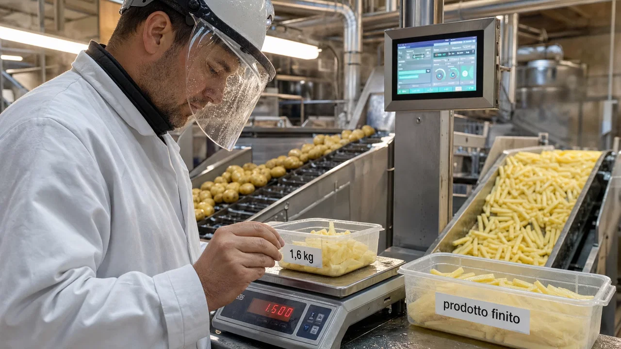 Le patatine diventano un caso di efficienza industriale
