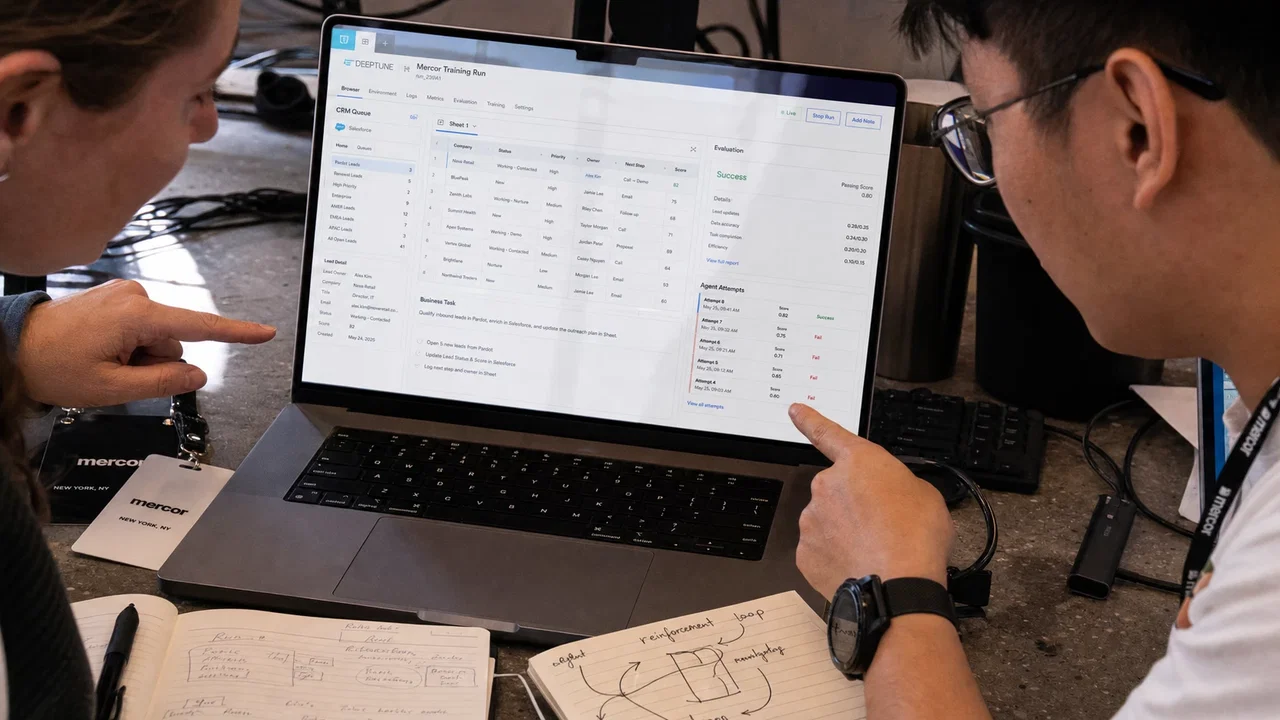 Mercor acquisisce Deeptune per addestrare agenti AI