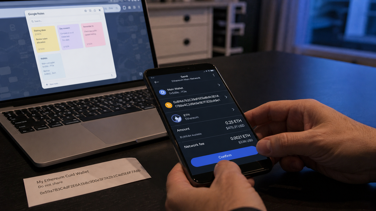 Questa estensione prende appunti, ma ruba le criptovalute