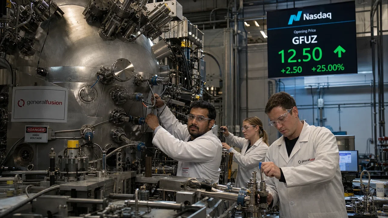 General Fusion debutta al Nasdaq e vola del 40%