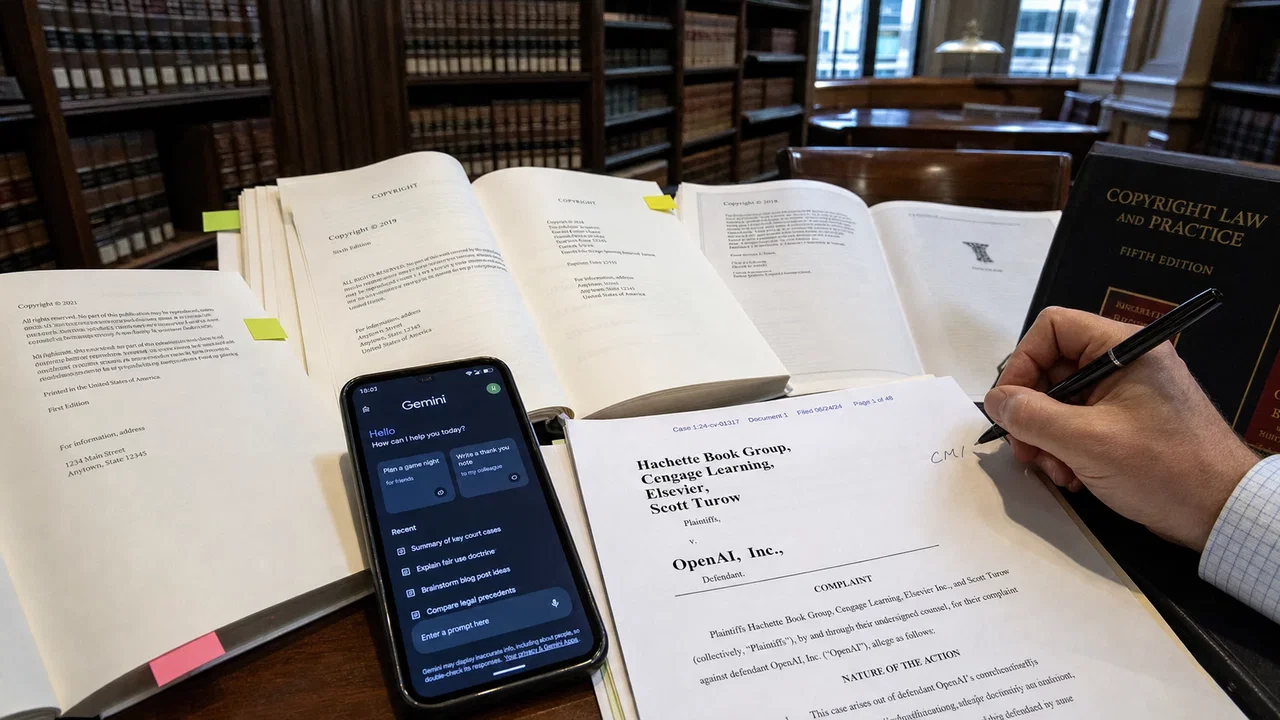 Tre editori accusano l’AI di Google di violare il copyright