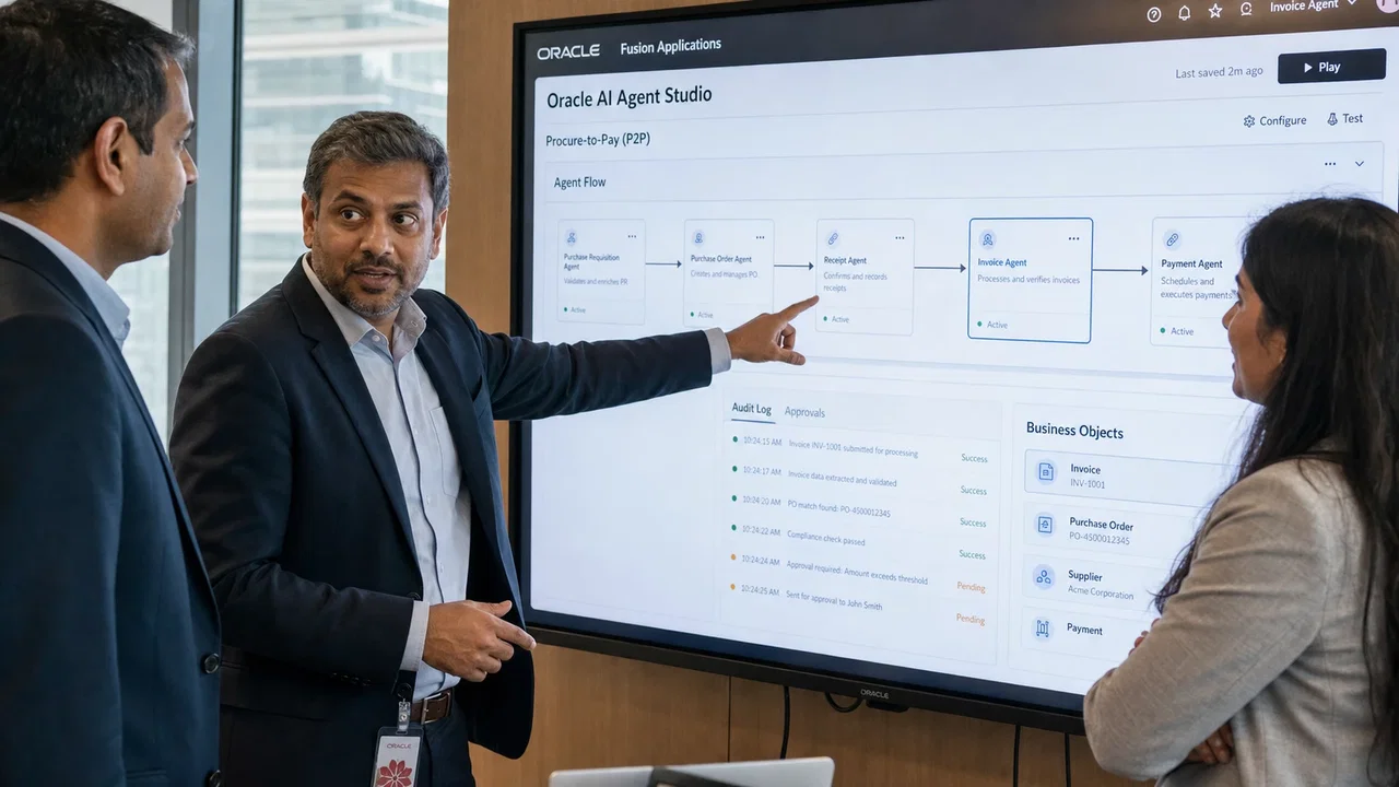 Oracle amplia lo sviluppo di app agentiche in Fusion