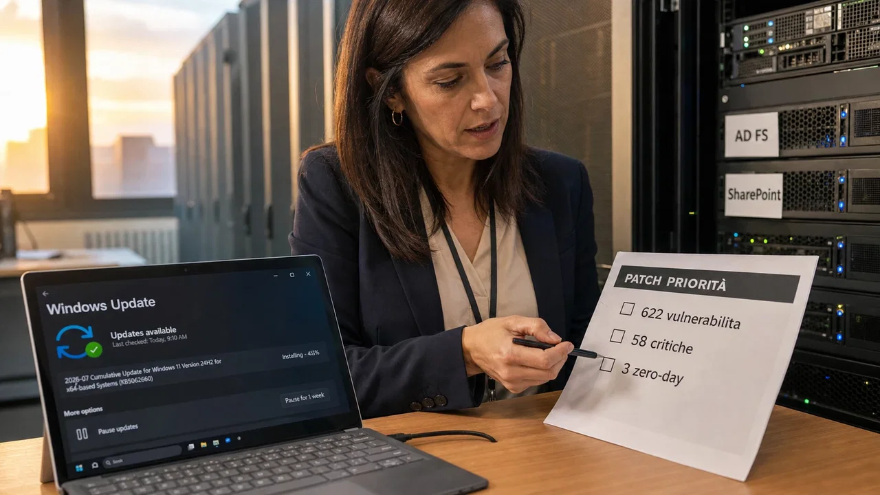 Microsoft corregge 622 vulnerabilità, tre sono zero-day