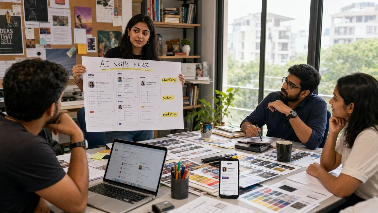 Le competenze AI crescono del 42% nella pubblicità