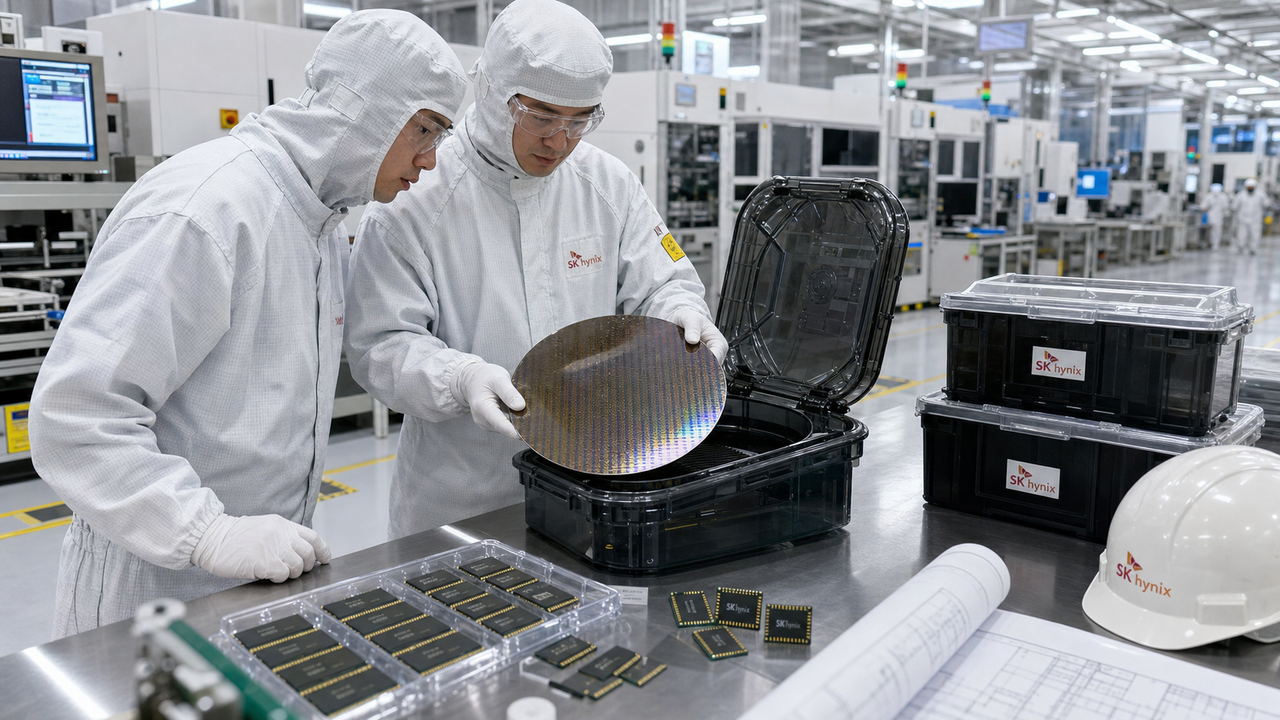 SK Group valuta una fabbrica per frenare i prezzi dei chip