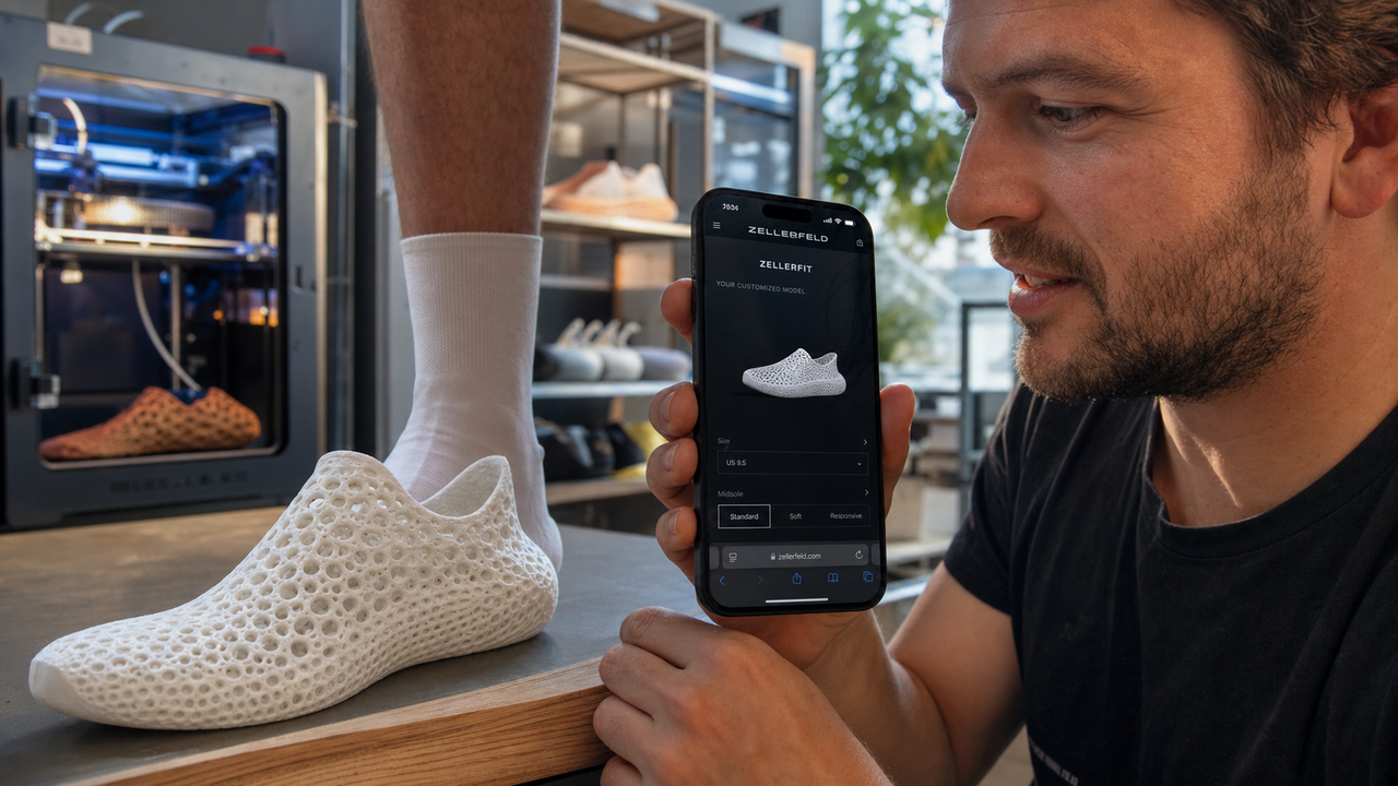 Zellerfeld lancia il marketplace delle scarpe 3D