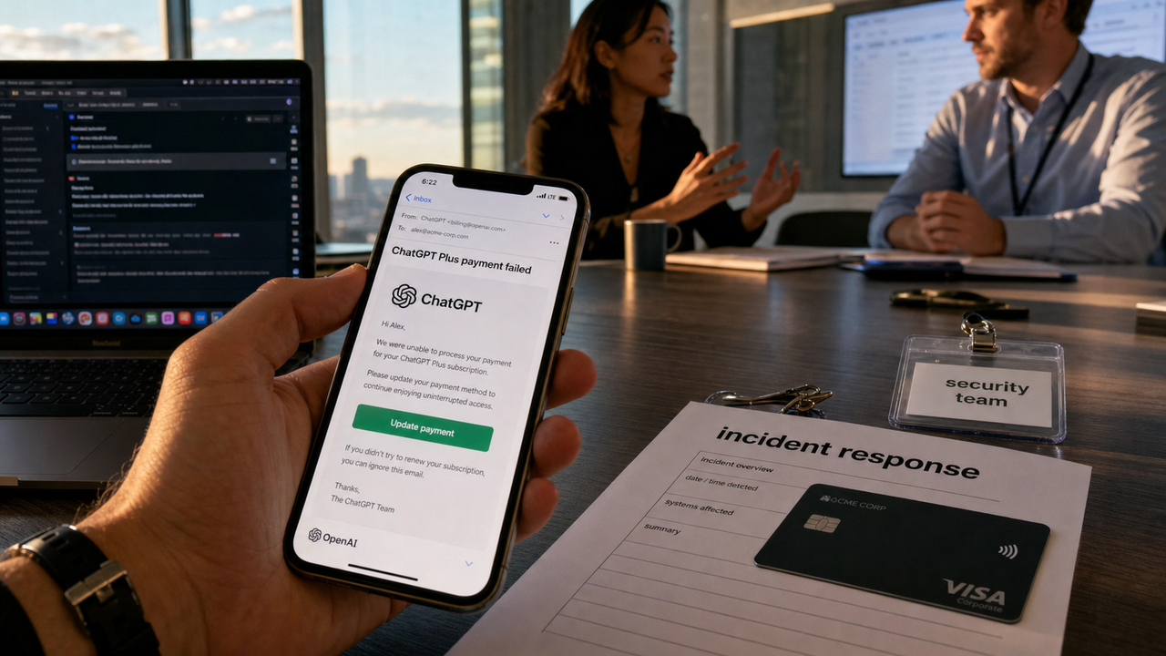 ChatGPT entra tra i 10 brand più imitati nel phishing