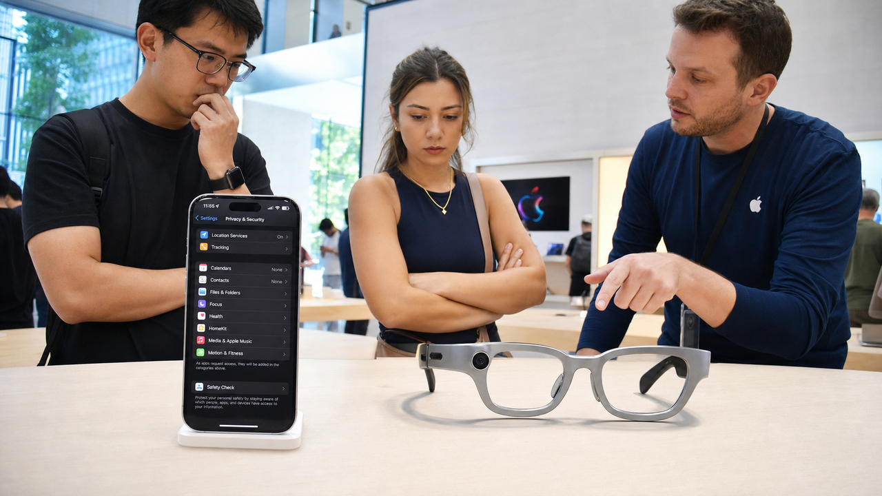 Apple rinvia gli smart glasses e punta sulla privacy