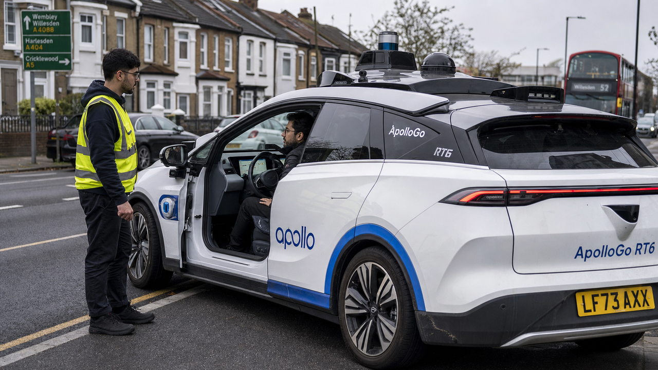 Lyft e Baidu avviano i test dei robotaxi a Londra