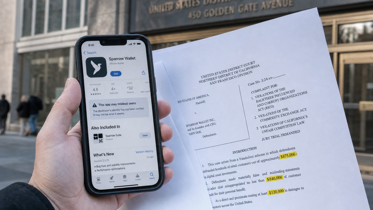 Apple citata in giudizio per la truffa crypto da 1,8 milioni