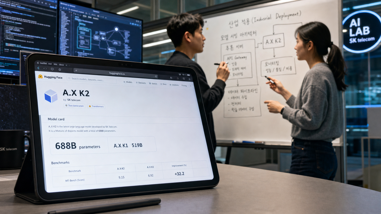 SK Telecom lancia A.X K2 con 688 miliardi di parametri