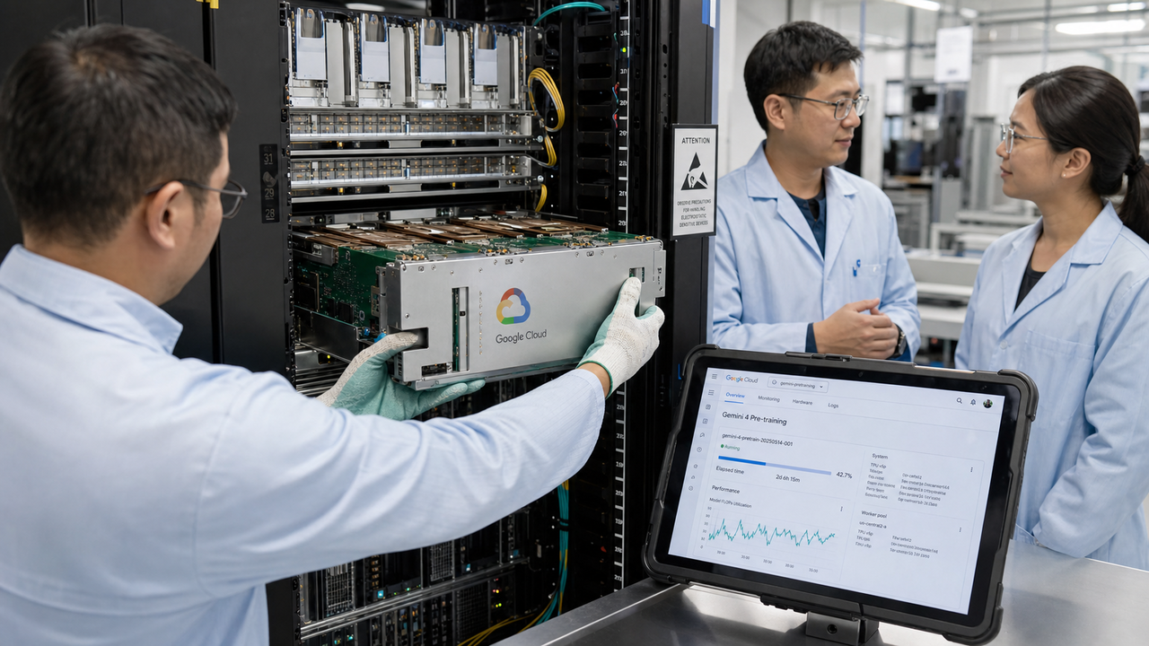 Google avvia il pre-training più ambizioso con Gemini 4