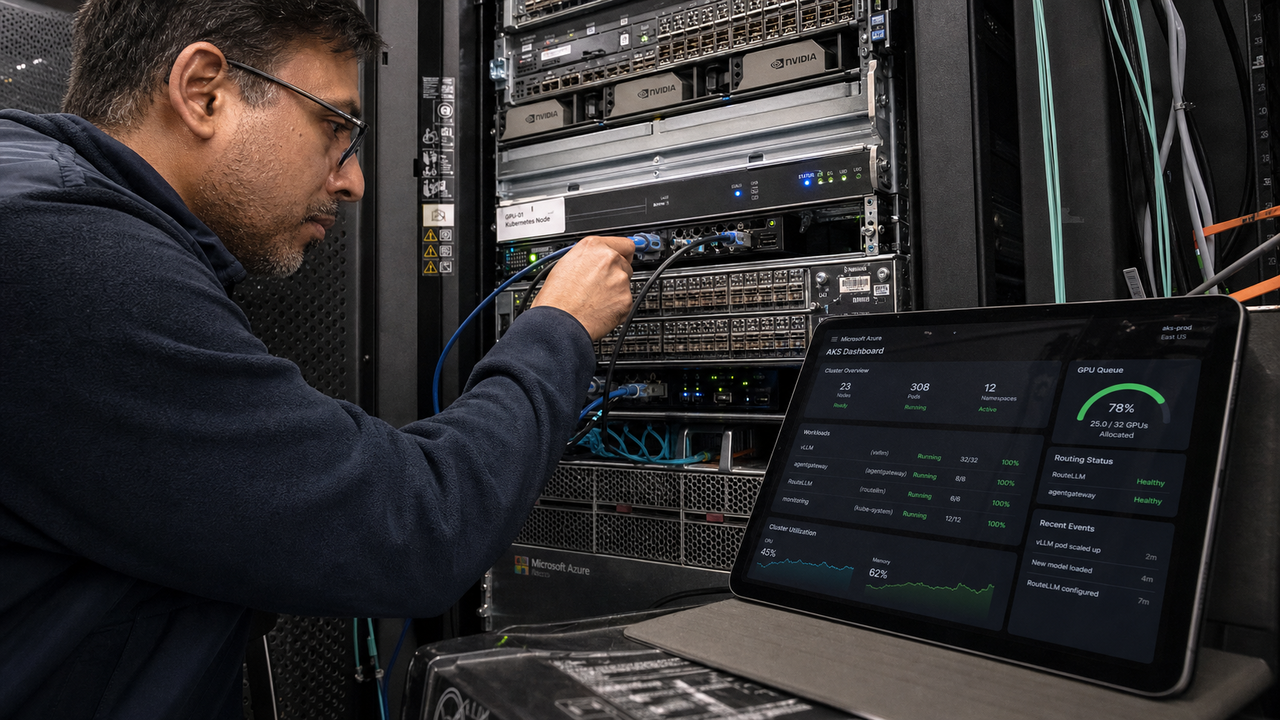 Microsoft presenta il routing LLM a tre livelli su AKS