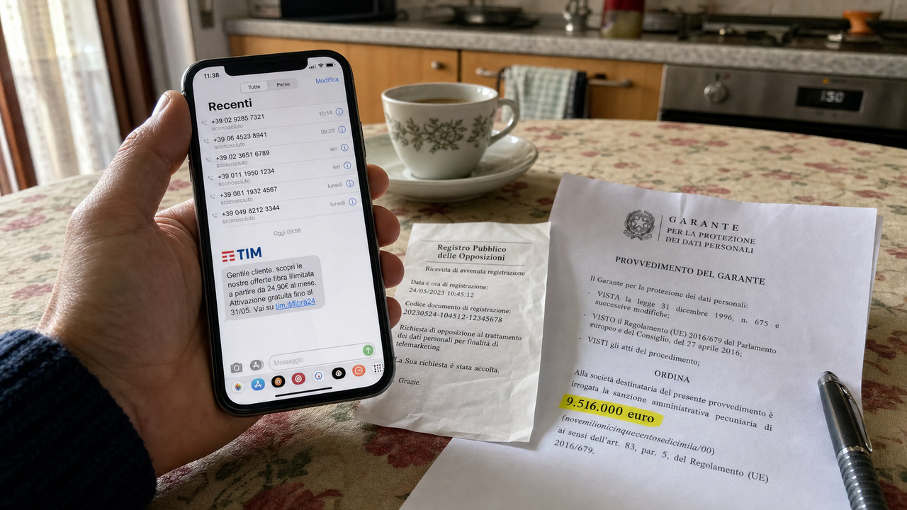 Il Garante multa TIM per 9,5 milioni sul telemarketing