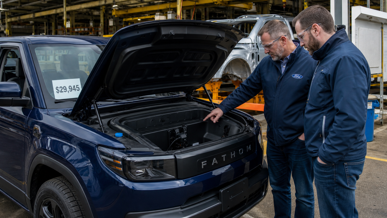 Ford svela Fathom, pickup elettrico da 29.945 dollari