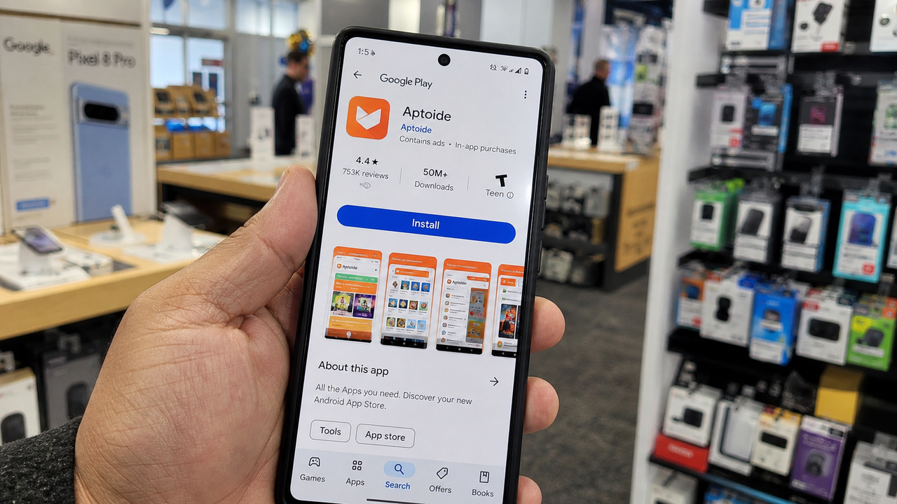 Aptoide entra nel Play Store e sfida Google negli USA