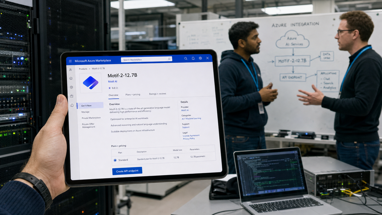 Motif porta il suo LLM da 12,7 miliardi su Azure