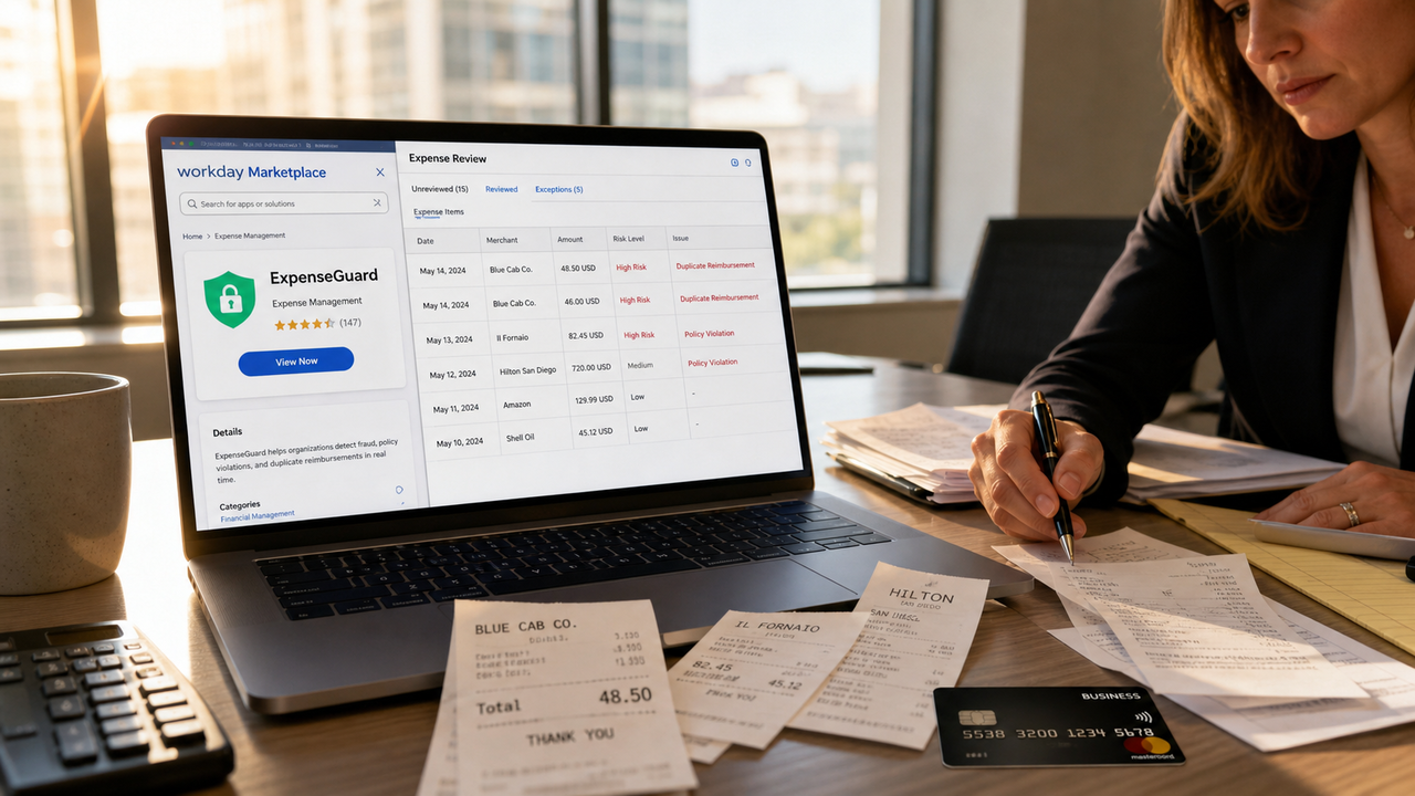ExpenseGuard arriva su Workday e segnala le spese anomale