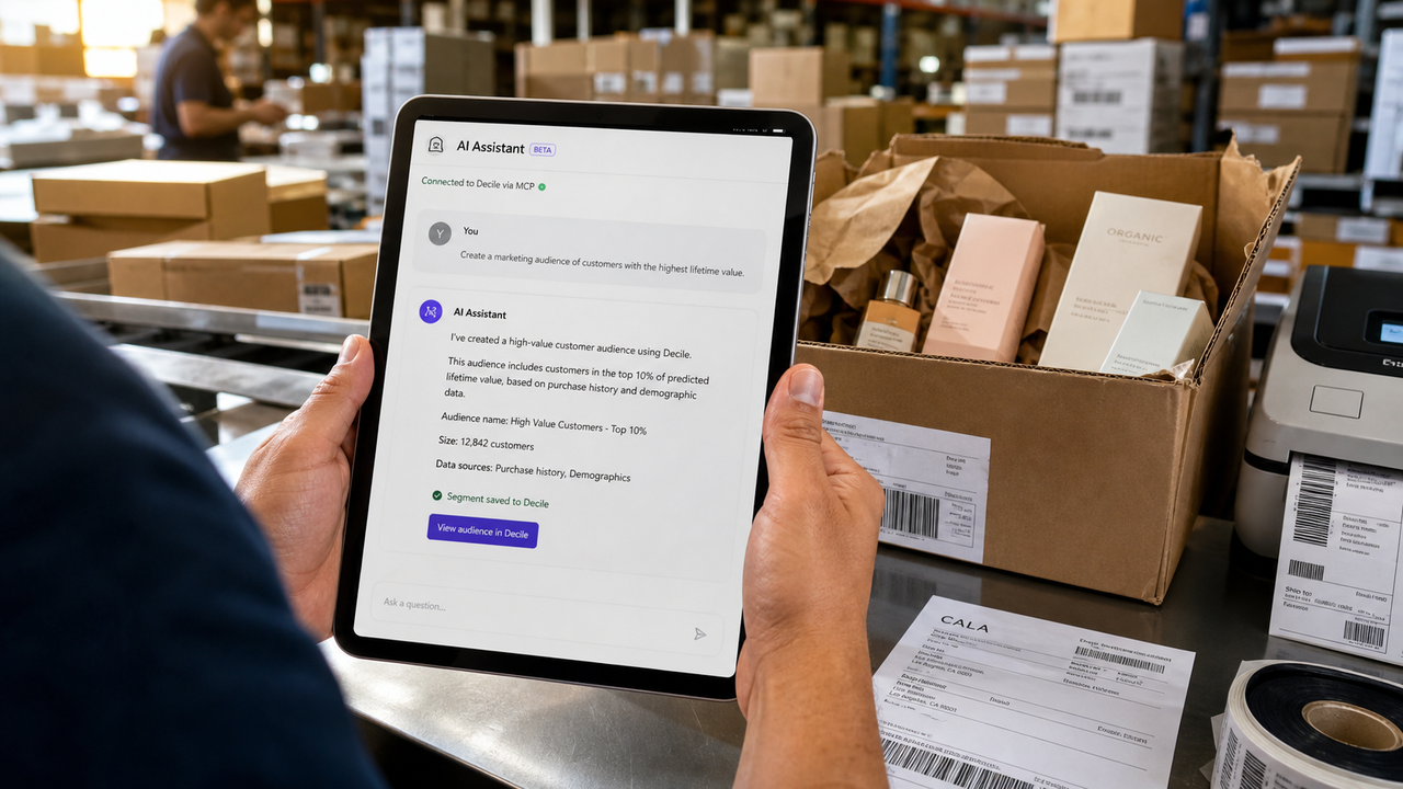 Decile porta gli analytics e-commerce negli assistenti AI