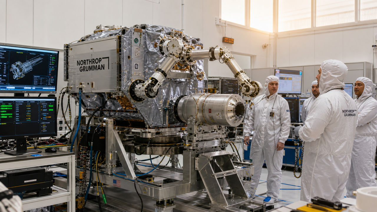 Northrop allunga la vita dei satelliti con un robot