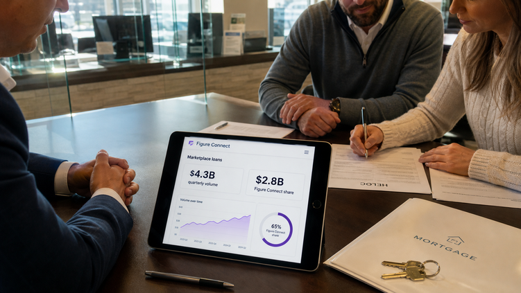 Figure accelera sui prestiti tokenizzati, volumi +132%