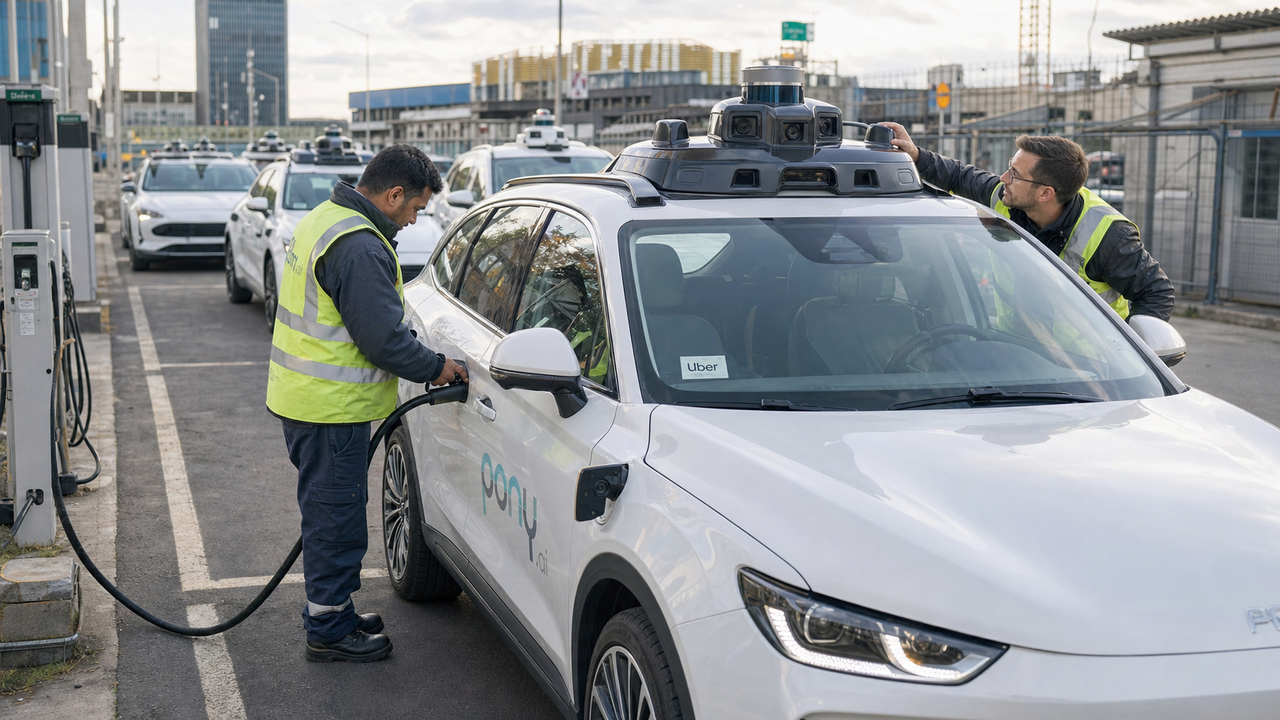 Uber e Pony.ai puntano a 2.000 robotaxi in Europa