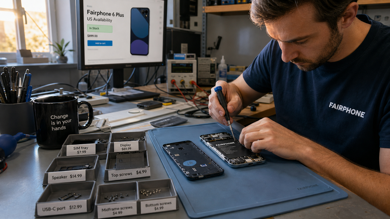 Fairphone lancia il 6 Plus riparabile a 649 euro
