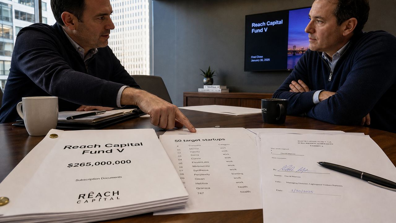 Reach Capital raccoglie 265 milioni per startup AI