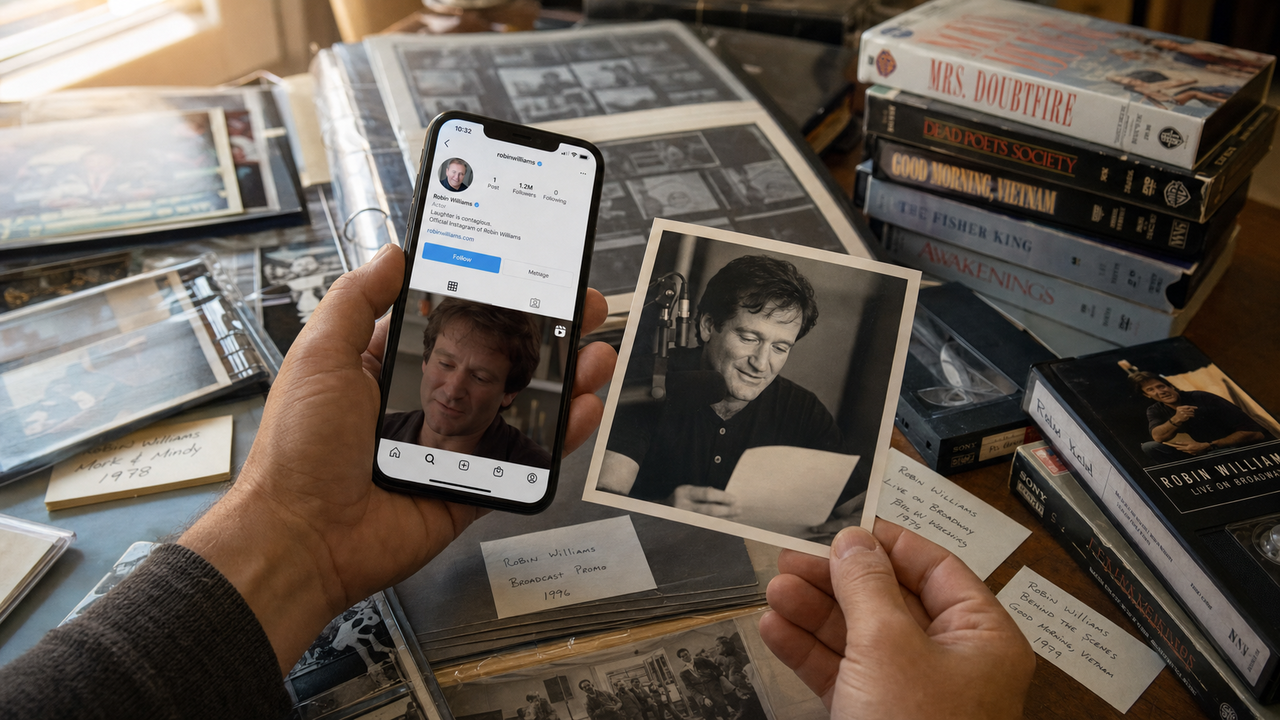 L’account di Robin Williams torna contro gli abusi AI