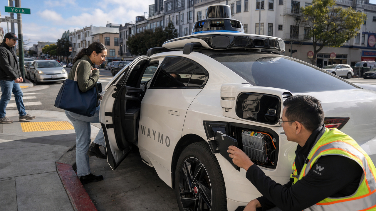 Waymo spinge i robotaxi con un chip da 1.000 TOPS