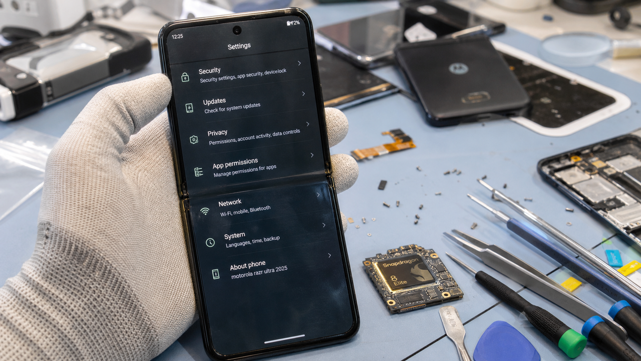 GrapheneOS arriva sui pieghevoli Motorola nel 2027