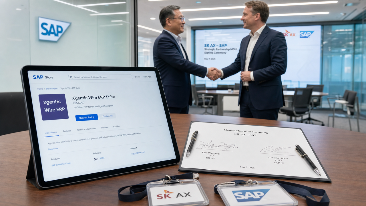 SK AX porta il suo ERP con IA sul marketplace SAP