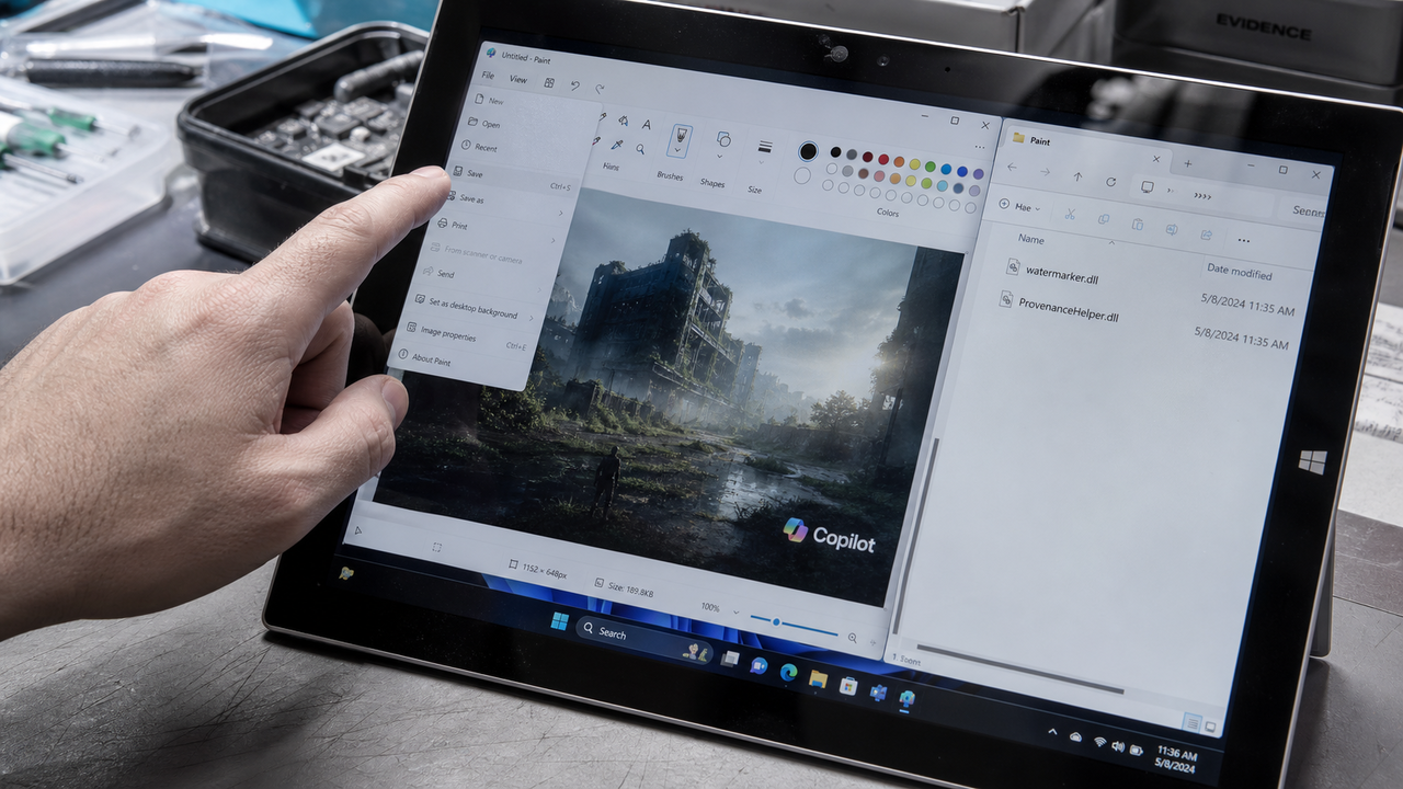 Microsoft inserisce watermark AI invisibili in Paint e Foto