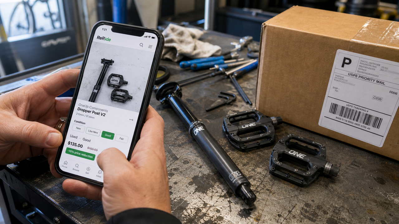 OneUp lancia ReRide per i componenti ciclistici usati